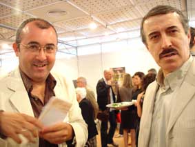 Javier Vázquez and Paco Balbuena. Amigos y multipremiados. Un punto.