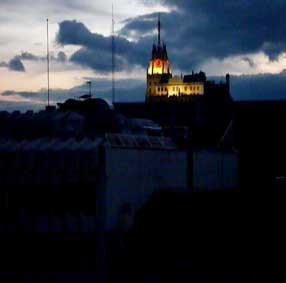 Desde el balcón norte del palacete de Planeta.