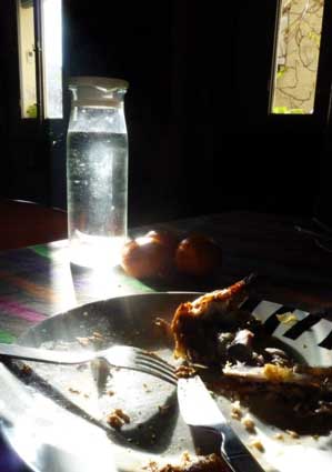 Bodegón natural en casa de Jesús Marchamalo.