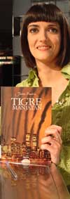 María, Presentadora de LA AVENTURA DEL SABER, el programa de TVE2, que hace brillar en sus manos a Tigre Manjatan como si fuese un diamante.