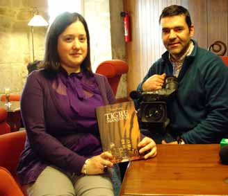 Alexandra y Pedro (cámara) de TVG, Televisión de Galicia